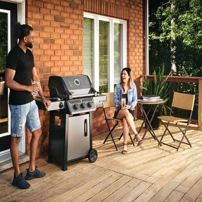 Napoleon Freestyle 365 Gas Grill Outdoor Grill Balcony Date