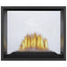 Napoleon High Definition 81 See Thru Direct Vent Gas Fireplace Burner assembly - Glass (TOPAZ) with Porcelain reflective radiant panels
