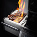 Napoleon Prestige Pro 500 Gas Grill with Infrared Side Burner with Steak