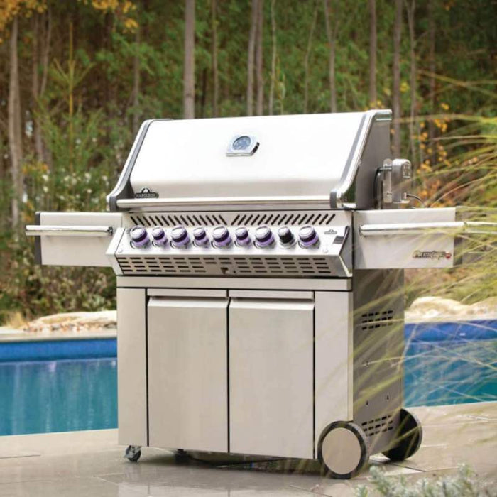 Napoleon Prestige Pro 665 Gas Grill with Infrared Rear and Side Burners Outdoor Scaled