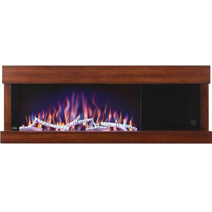 Napoleon Stylus Steinfeld 53 Wall Mount Electric Fireplace logs LED flames Milti