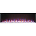 Napoleon Trivista Primis 60 3-Sided Built-in Electric Fireplace Glass Ember Bed Clear Flames Multi