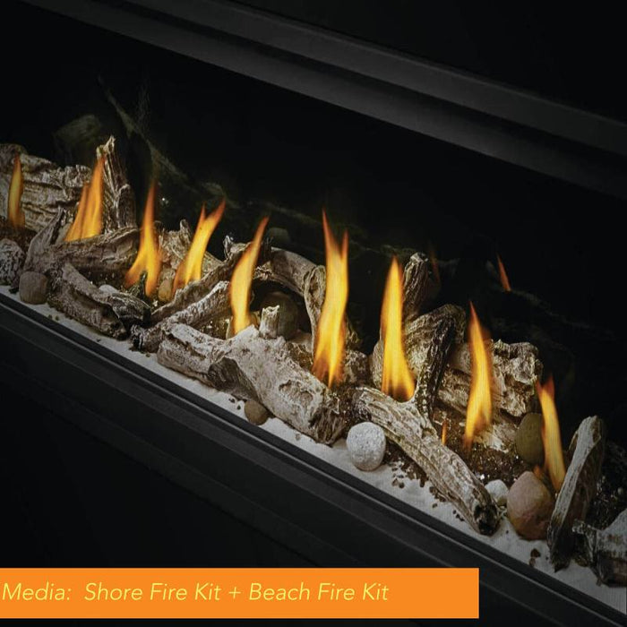 Napoleon Vector See Through Linear Fire Place Detail Media Shore Fire Kit & Beach Fire Kit