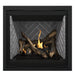 Napoleon Altitude 36" Direct Vent Fireplace with Westminster Grey - Herringbone Interior Panel and Black Zen Front