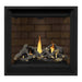 Napoleon Altitude X 36" Direct Vent Fireplace with Newport Interior Panels and Split Oak Log Set