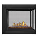 Napoleon Ascent Multi View See Thru Direct Vent Gas Fireplace Peninsula - 3 Sided with Glass