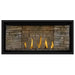 Napoleon Ascent Premium 42 Linear Direct Vent Gas Fireplace in Ledgestone Brick Panel with Topaz Glass Embers
