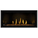 Napoleon Ascent Premium 42 Linear Direct Vent Gas Fireplace with MIRRO-FLAME Porcelain Reflective Panel and Amber Glass Embers