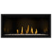 Napoleon Ascent Premium 42 Linear Direct Vent Gas Fireplace with MIRRO-FLAME Porcelain Reflective Panel and Clear Glass Embers