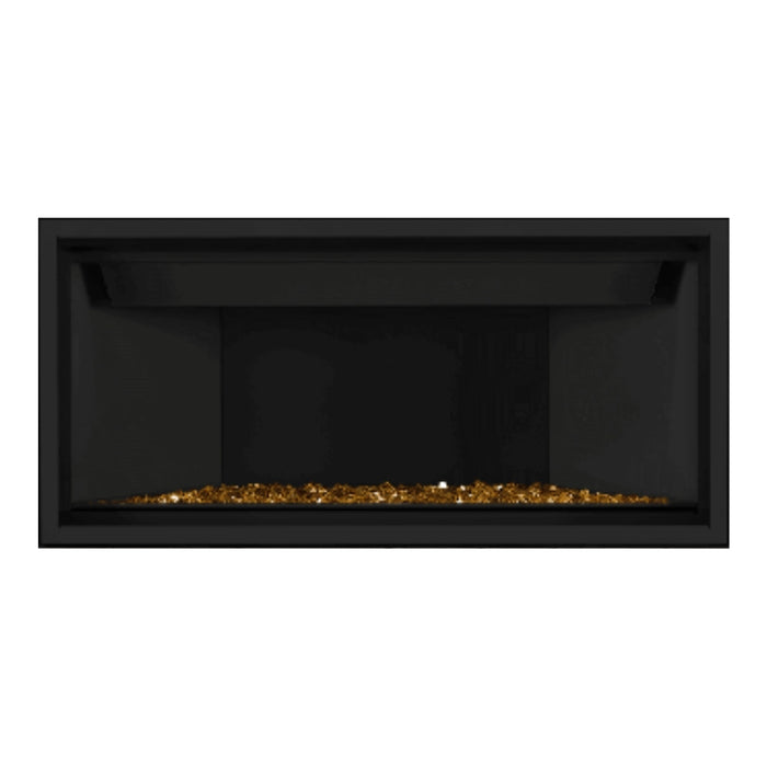 Napoleon Ascent Premium 42" Linear Direct Vent Gas Fireplace with MIRRO-FLAME Porcelain Reflective and Amber Glass Embers