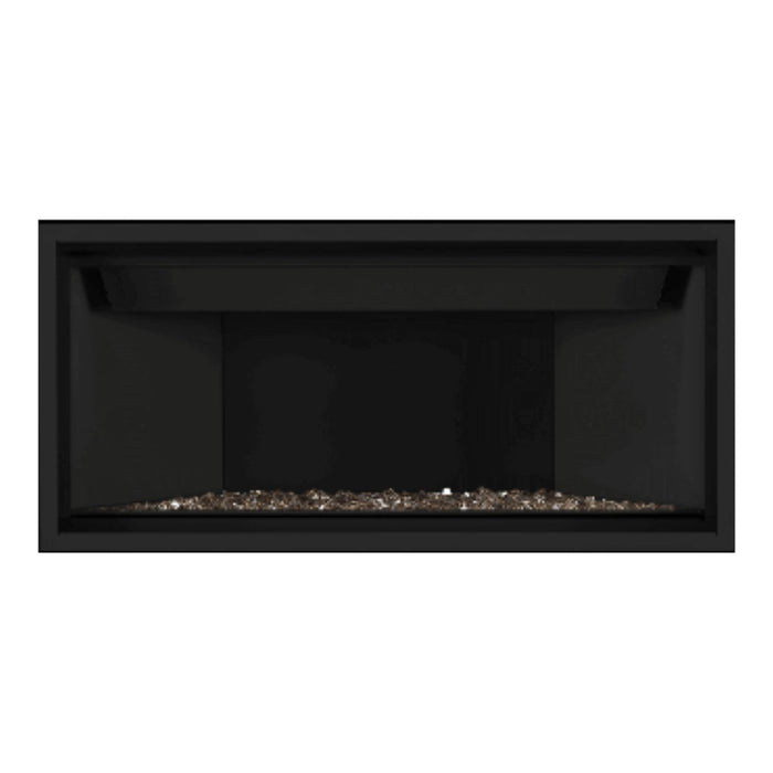 Napoleon Ascent Premium 42" Linear Direct Vent Gas Fireplace with MIRRO-FLAME Porcelain Reflective and Topaz Glass Embers