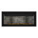 Napoleon Ascent Premium 46" Linear Direct Vent Gas Fireplace with Ledgestone Brick and Amber Glass Embers