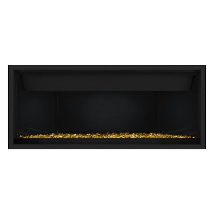 Napoleon Ascent Premium 46" Linear Direct Vent Gas Fireplace with MIRRO-FLAME Porcelain Reflective and Amber Glass Beads