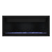 Napoleon Ascent Premium 46" Linear Direct Vent Gas Fireplace with MIRRO-FLAME Porcelain Reflective and Blue Glass Embers