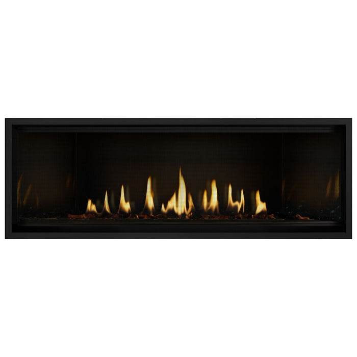 Napoleon Ascent Premium 56 Linear Direct Vent Gas Fireplace in MIRRO-FLAME Porcelain Reflective Panel