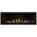 Napoleon Ascent Premium 56 Linear Direct Vent Gas Fireplace in MIRRO-FLAME Porcelain Reflective Panel with Driftwood Logs 