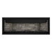 Napoleon Ascent Premium 56" Linear Direct Vent Gas Fireplace with Ledgestone Brick and Black Glass Embers