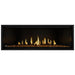 Napoleon Ascent Premium 56 Linear Direct Vent Gas Fireplace with MIRRO-FLAME Porcelain Reflective Panel and Amber Glass Embers  