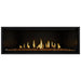 Napoleon Ascent Premium 56 Linear Direct Vent Gas Fireplace with MIRRO-FLAME Porcelain Reflective Panel and Amber Glass Embers