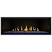 Napoleon Ascent Premium 56 Linear Direct Vent Gas Fireplace with MIRRO-FLAME Porcelain Reflective Panel and Blue Glass Embers