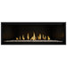 Napoleon Ascent Premium 56 Linear Direct Vent Gas Fireplace with MIRRO-FLAME Porcelain Reflective Panel and Clear Glass Embers
