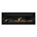 Napoleon Ascent Premium 56" Linear Direct Vent Gas Fireplace with MIRRO-FLAME Porcelain Reflective and Split Oak Log Set
