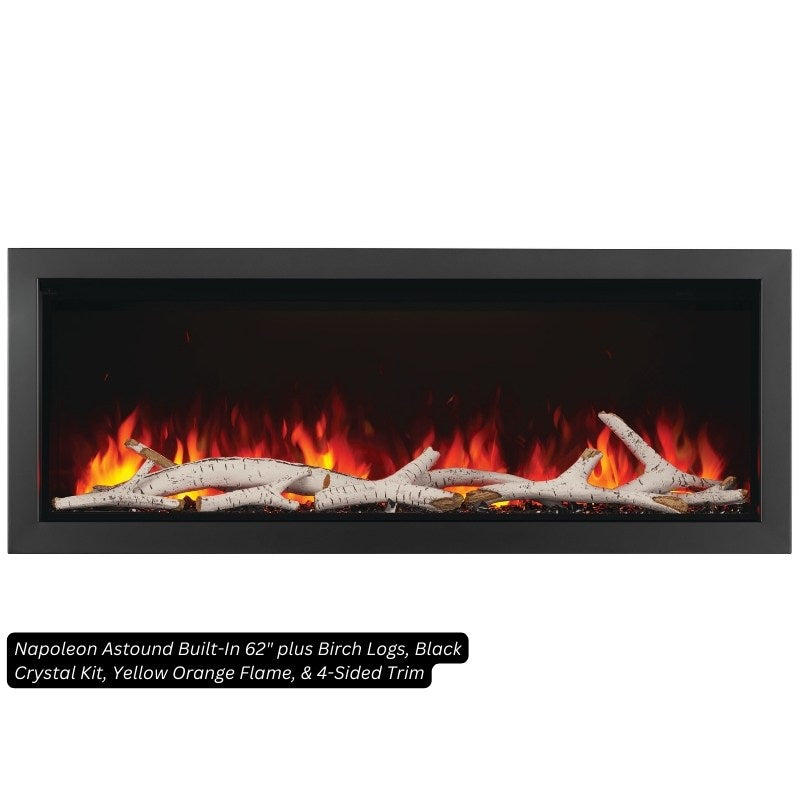 Black Crystals for Napoleon Electric Fireplaces — The Torch Guys