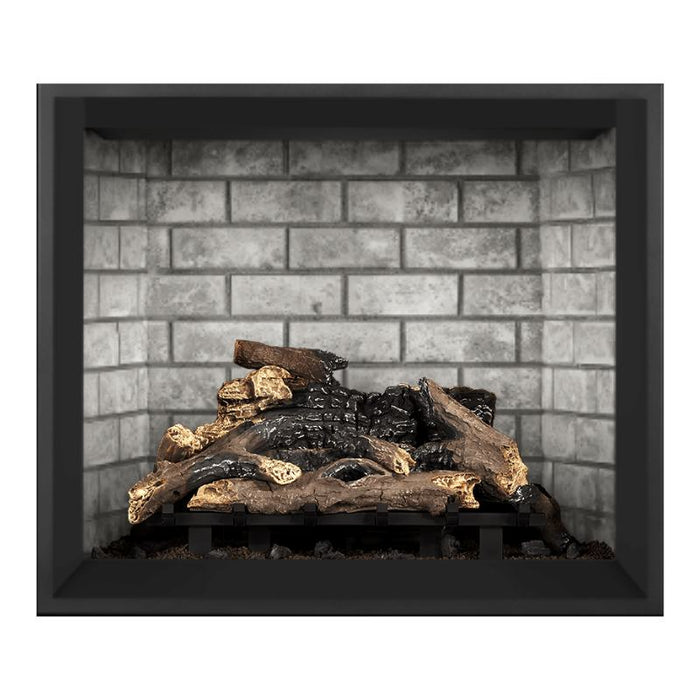 Napoleon Elevation 36" Direct Vent Fireplace with Electronic and Glacier Brick - Standard Interior Panel