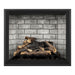 Napoleon Elevation 36" Direct Vent Fireplace with Electronic and Glacier Brick - Standard Interior Panel