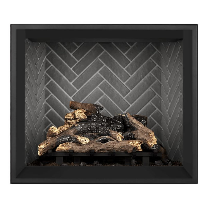 Napoleon Elevation 36" Direct Vent Fireplace with Electronic and Westminster Grey - Herringbone Interior Panel