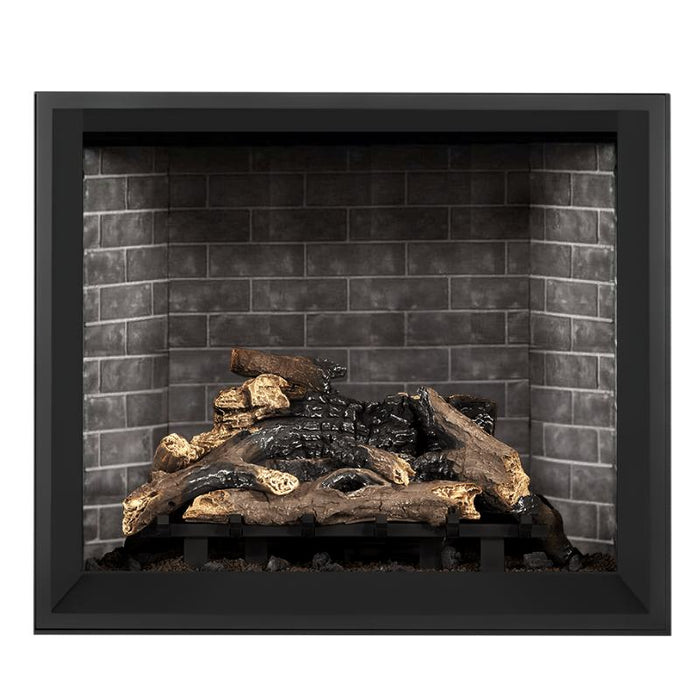 Napoleon Elevation 36 Direct Vent Fireplace with Electronic and Westminster Grey - Standard Interior Panel