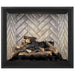 Napoleon Elevation 42" Direct Vent Fireplace with Electronic and Glacier Brick - Herringbone Interior Panel