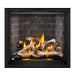 Napoleon Elevation X 36 Direct Vent Fireplace with Westminster Grey Standard Interior Panel and Birch Log Set