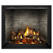 Napoleon Elevation X 42" Direct Vent Fireplace with Antique Ledgestone Brick  Interior Panel and Split Oak Log Set