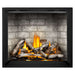 Napoleon Elevation X 42" Direct Vent Fireplace with Glacier Brick Standard Interior Panel and Birch Log Set