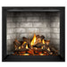 Napoleon Elevation X 42 Direct Vent Fireplace with Glacier Brick Standard  Interior Panel and Split Oak Log Set 