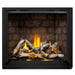 Napoleon Elevation X 42" Direct Vent Fireplace with Newport Interior Panel and Birch Log Set