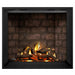 Napoleon Elevation X 42 Direct Vent Fireplace with Newport  Interior Panel and Split Oak Log Set 