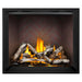 Napoleon Elevation X 42" Direct Vent Fireplace with Old Town Red Herringbone Interior Panel and Birch Log Set