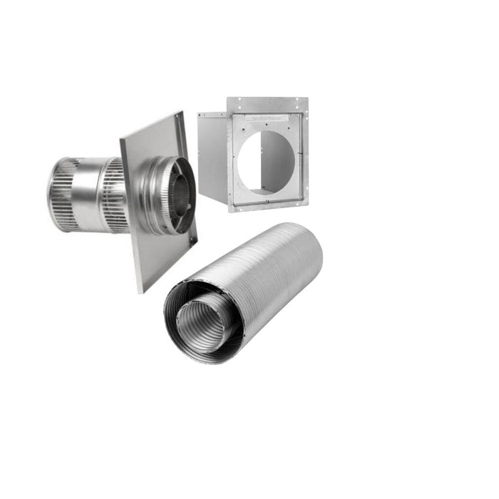 Napoleon External Wall Venting Package for Ascent Linear 56/76 & Ascent X 42 | 5" x 8" Direct Vent Flex Venting