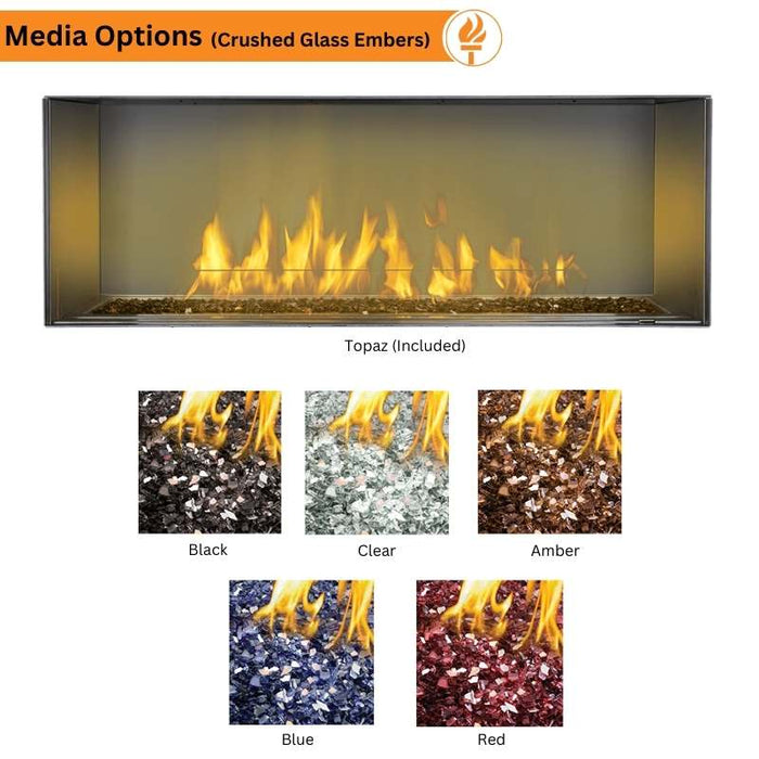 Napoleon Galaxy Media Options (Crushed Glass Embers)