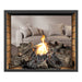 Napoleon High Definition 81 See Thru Direct Vent Gas Fireplace with Log Set  and Standstone Brick   