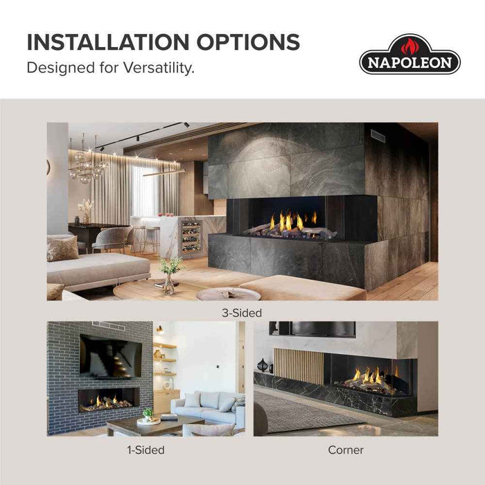 Napoleon Tall Bay Luxuria 50" Direct Vent Gas Fireplace