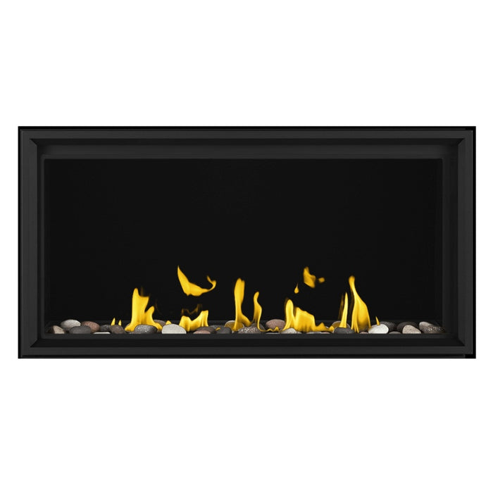 Napoleon Tall Vector 50" Linear Direct Vent Gas Fireplace and Mineral Rock Kit