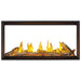 Napoleon Tall Vector 50" See Through Linear Direct Vent Gas Fireplace with Woodland and Oak Logs