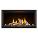 Napoleon Tall Vector 50" with Luminous Birch Logs Direct Vent Linear Gas Fireplace