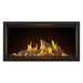 Napoleon Tall Vector 50" with Luminous Oak Logs Direct Vent Linear Gas Fireplace