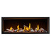 Napoleon Tall Vector 74" with Luminous Birch Logs Direct Vent Linear Gas Fireplace