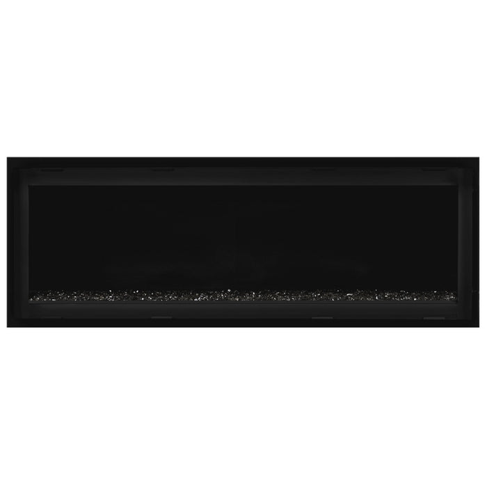Napoleon Vector 50 Linear Gas Fireplace with Black Crushed Glass Embers