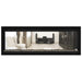 Napoleon Vector 50 See Thru Linear Direct Vent Gas Fireplace with Topaz Crushed Glass Embers